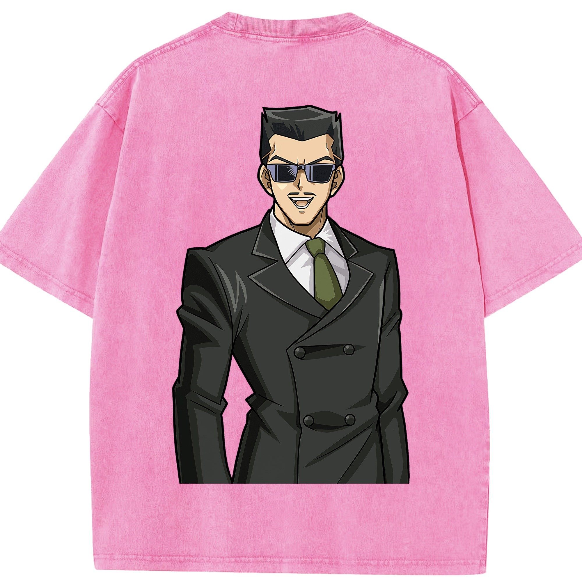 （画像用） 遊☆戯☆王 Yu-Gi-Oh! 綿100% ヴィンテージ風 半袖Tシャツ（背面プリント）